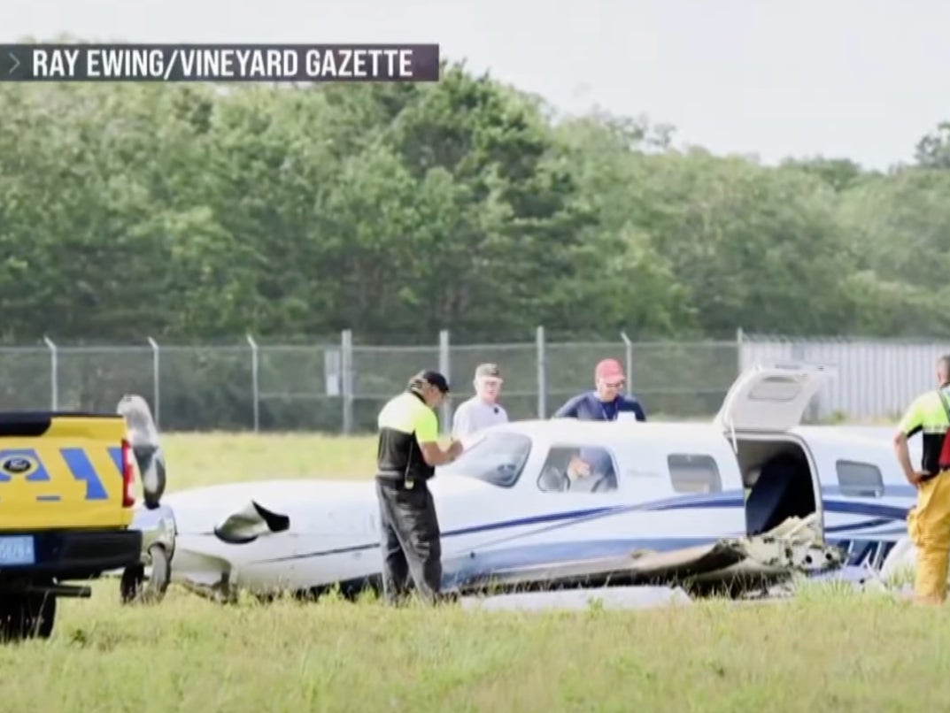A passenger helped land a small plane at Martha’s Vineyard Airport after the pilot suffered a medical emergency