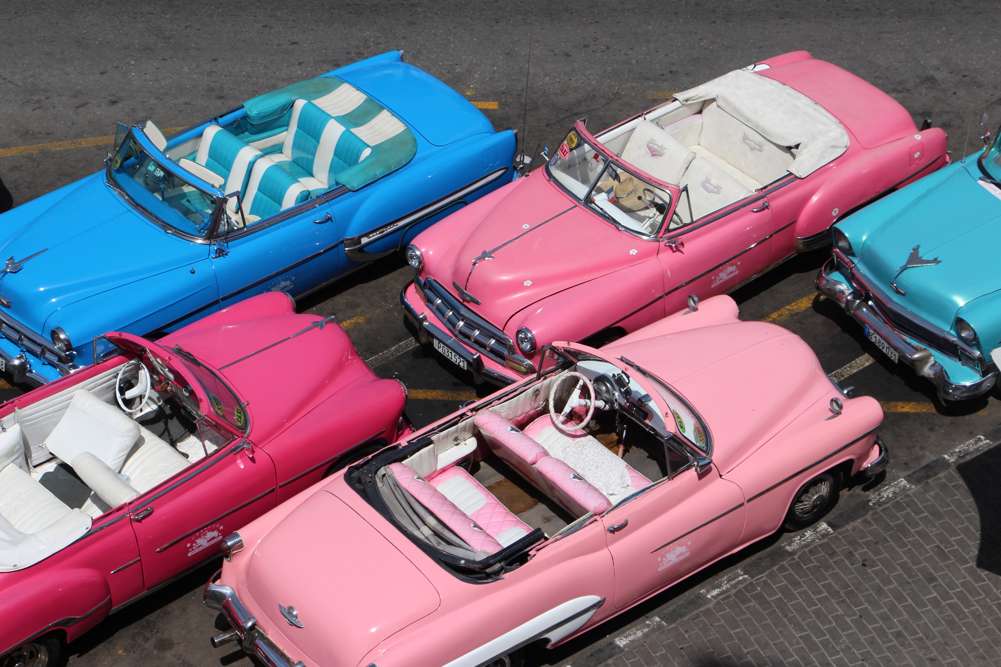 Find Barbie’s signature pink convertible on the streets of Havana
