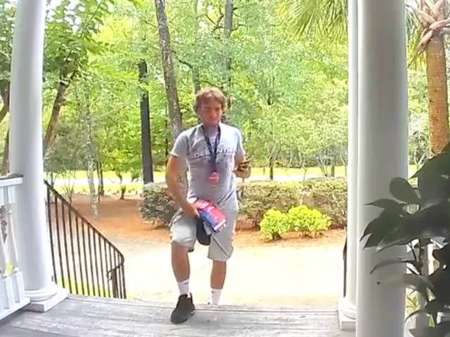 <p>A Ring doorbell camera captured a man’s lewd rant while canvassing for Ron DeSantis</p>