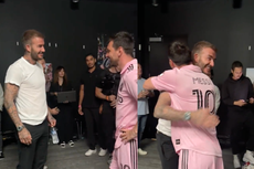 Fans react to David Beckham’s Spanish speaking skills as he greets Lionel Messi