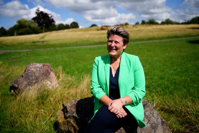 The Liberal Democrat’s candidate for the Somerton and Frome by-election Sarah Dyke (Ben Birchall/PA)