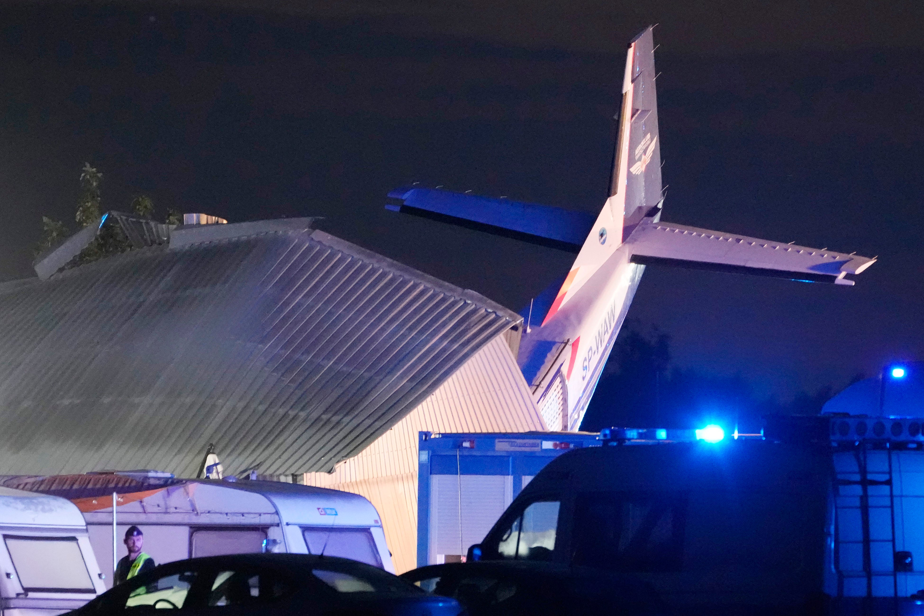 5 people killed and 5 injured in Poland when a small plane crashes into a hangar during bad weather The Independent