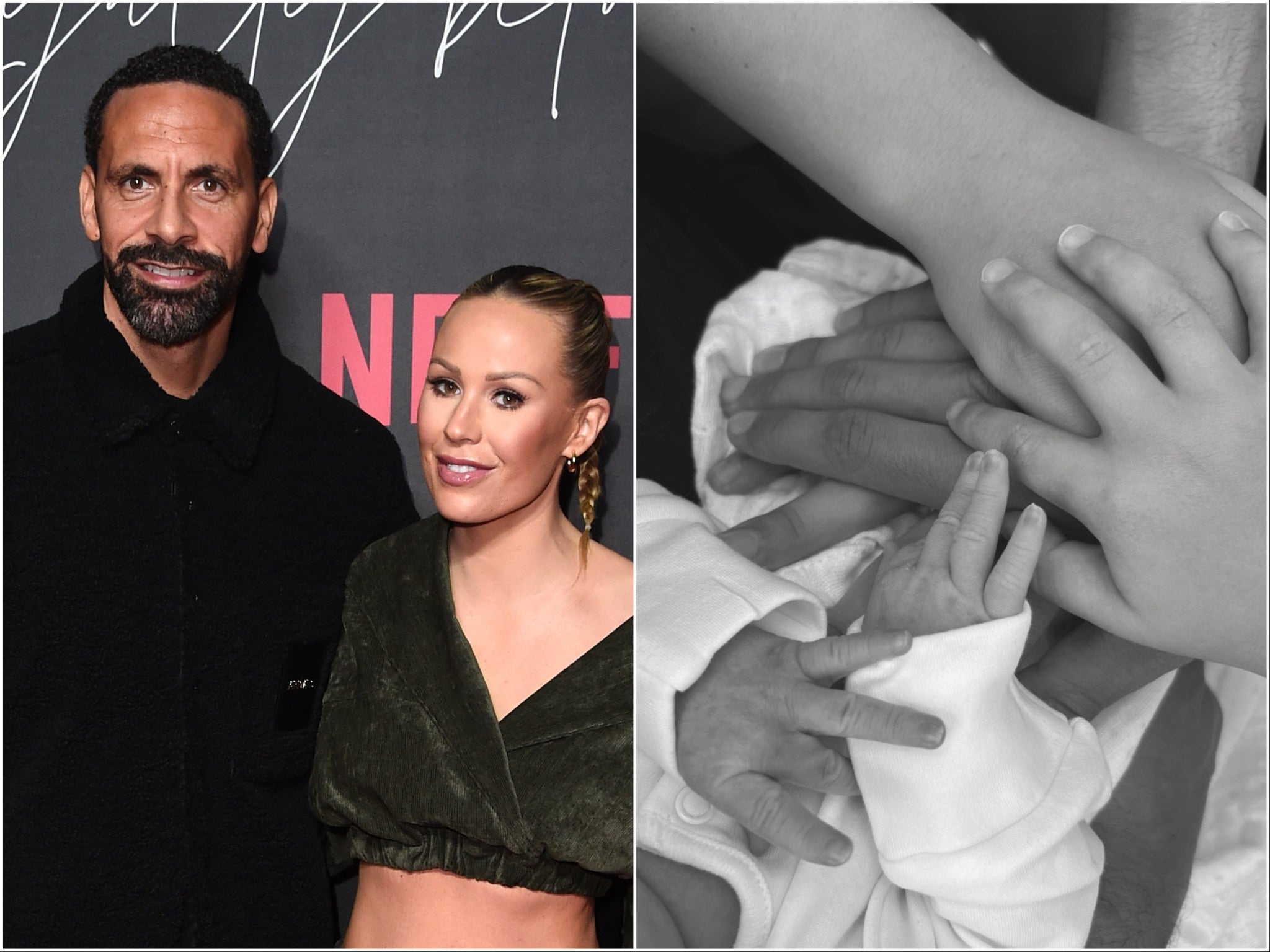 Kate Ferdinand gives birth to second child with husband Rio Ferdinand and reveals sweet name The Independent