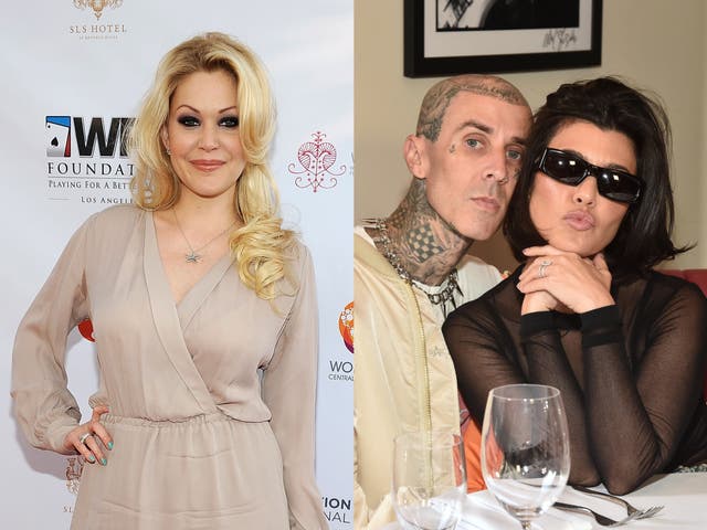 <p>Shanna Moakler (left), who was previously married to Travis Barker, says she has ‘her own reasons’ for not liking the Kardashians</p>