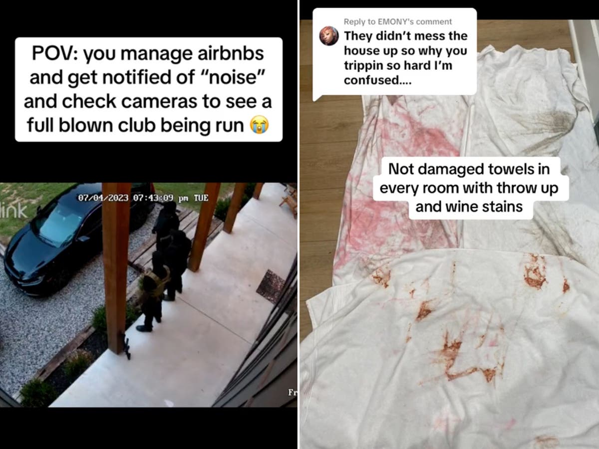 Airbnb host catches guests using property as a ‘full-blown nightclub’