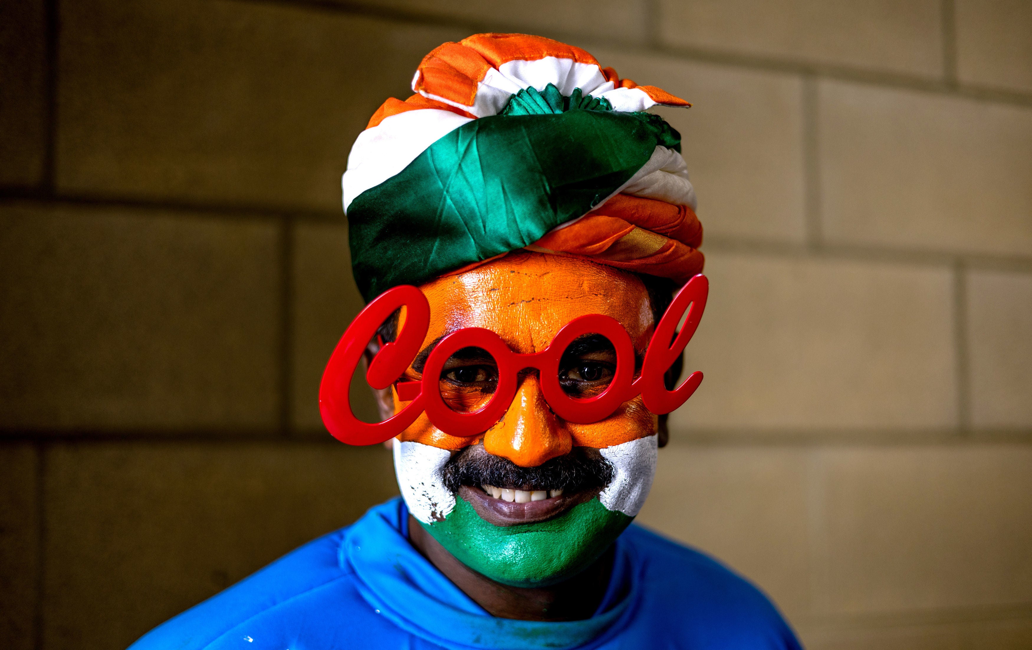 An India fan during day one of the ICC World Test Championship Final match at The Oval, London on 7 June