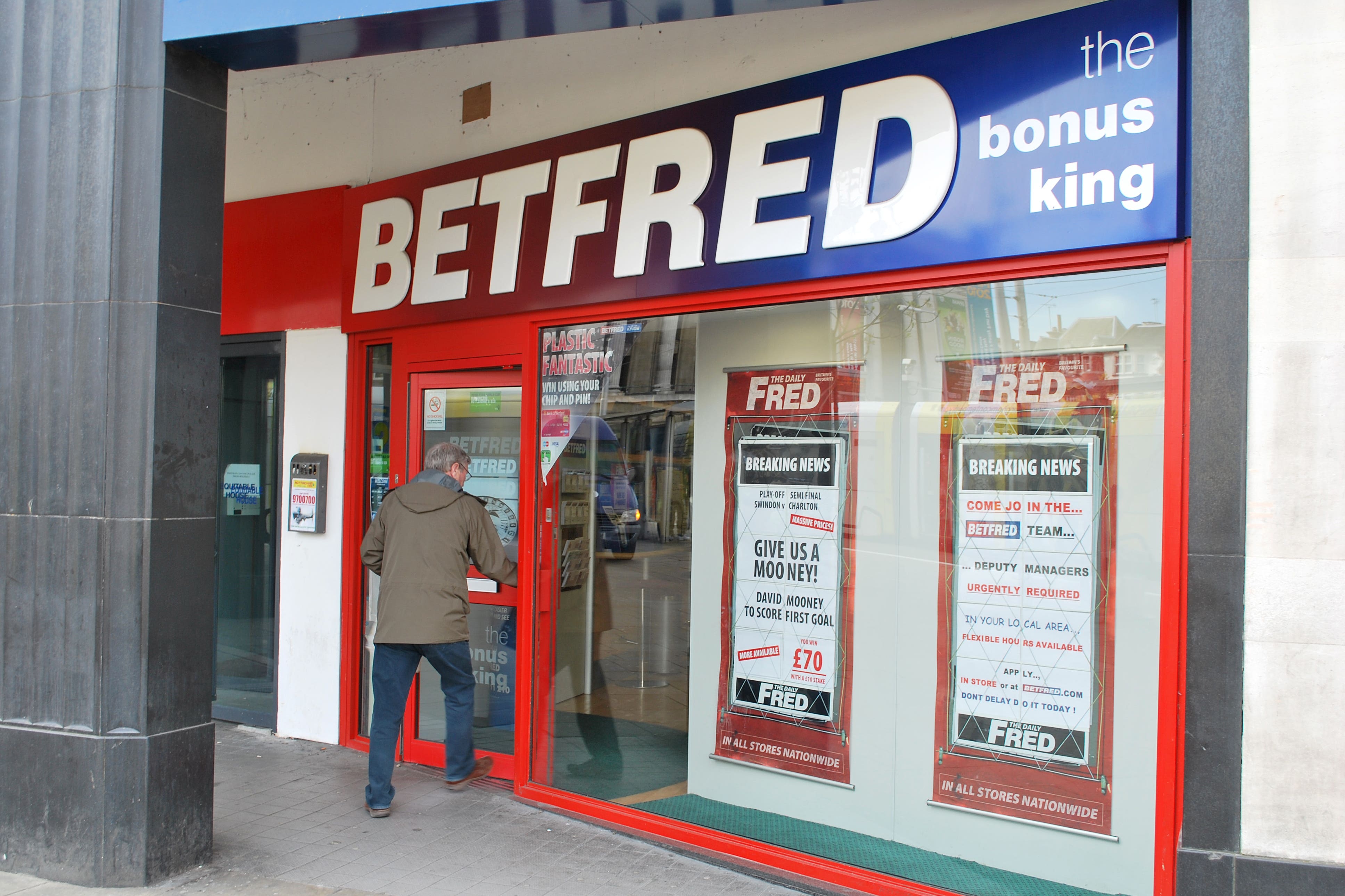 The Gambling Commission has told Betfred to pay £3.25m for social responsibility and anti-money laundering failures (Lewis Stickley/PA)