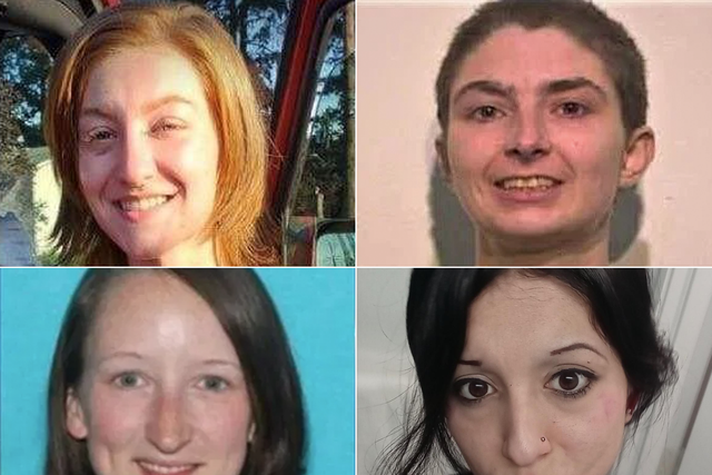 <p>Kristin Smith, 32, Charity Lynn Perry, 24, Bridget Webster, 31 and Ashley Real, 22</p>