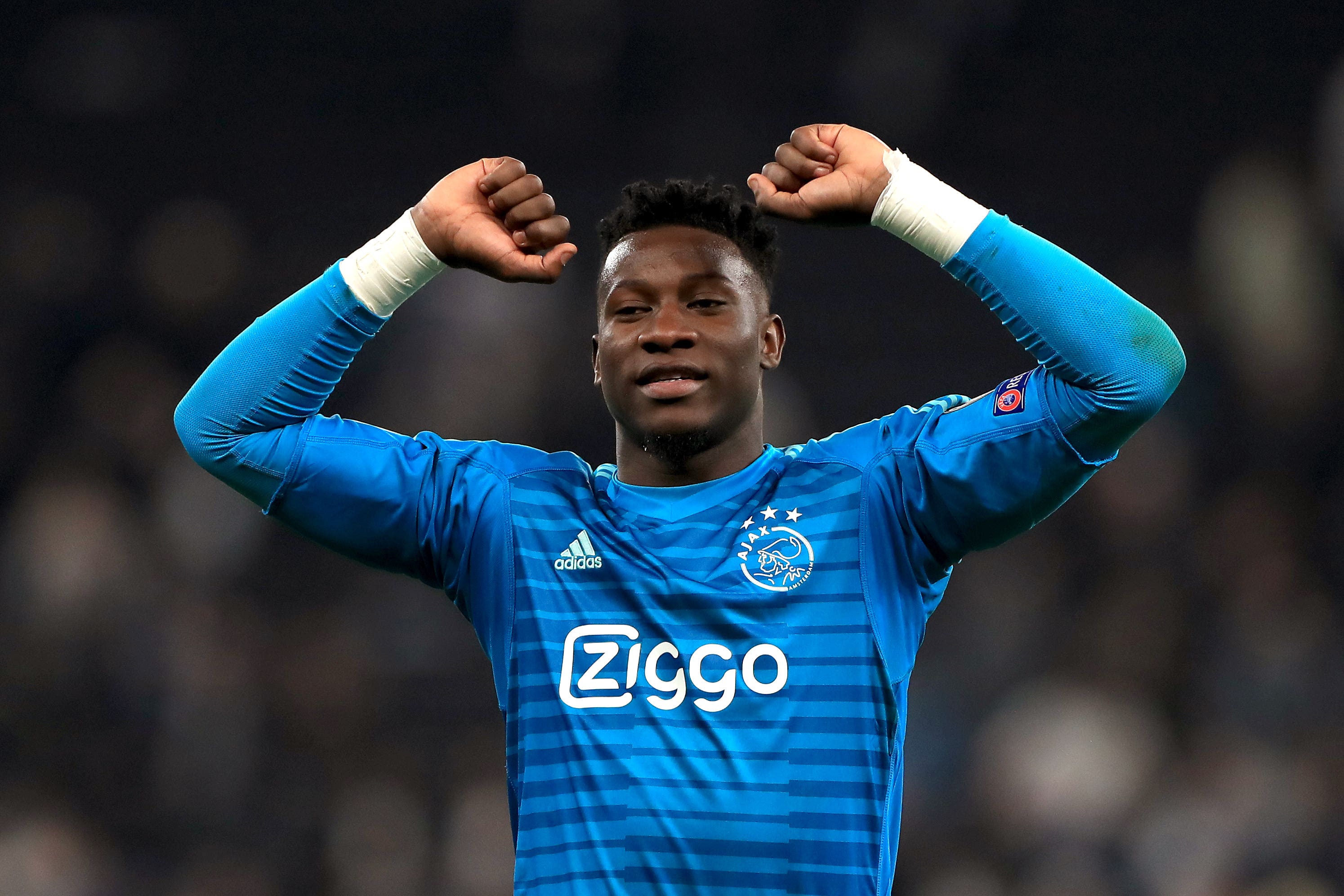 Manchester United have signed Andre Onana from Ajax (Mike Egerton/PA)