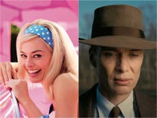 Barbie smashes box-office records and nearly doubles Oppenheimer’s earnings – latest movie news