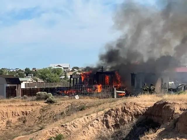 Plane crashes into home after taking off from nearby airport in Santa Fe, New Mexico