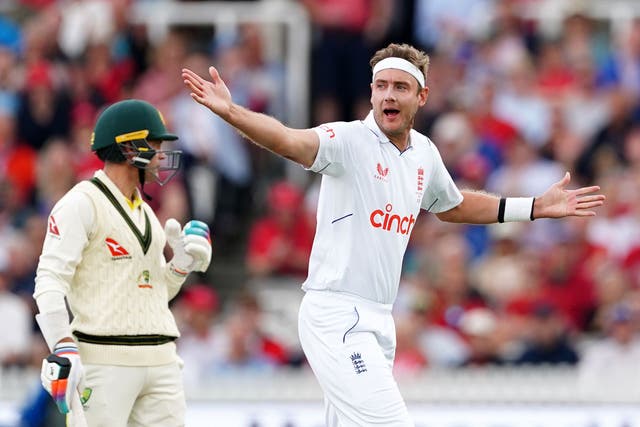 Alex Carey and Stuart Broad have played their part in the Ashes (Mike Egerton/PA)