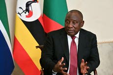 South African leader says that arresting Putin if he comes to Johannesburg next month would be 'war'