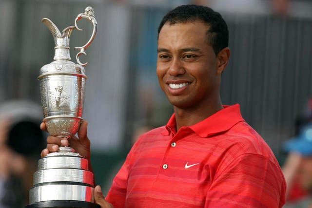 Tiger Woods lifted the Claret Jug after winning the 2006 Open at Royal Liverpool (Gareth Copley/PA)