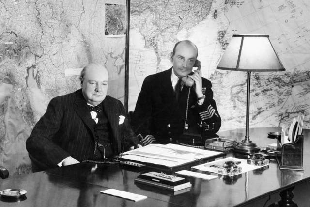 Winston Churchill in the Cabinet War Rooms (Imperial War Museum/PA)