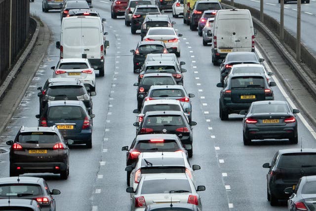 A study included in the report found 40% of the UK population has been exposed to harmful noise pollution from road traffic (PA)