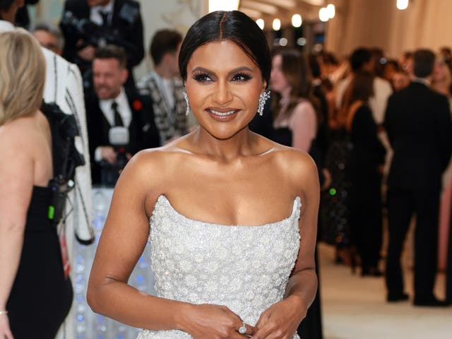<p>Mindy Kaling attends The 2023 Met Gala Celebrating "Karl Lagerfeld: A Line Of Beauty" at The Metropolitan Museum of Art on May 01, 2023</p>
