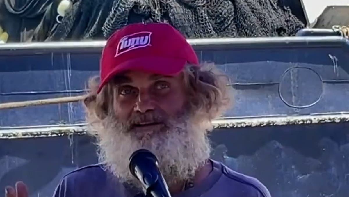 Australian sailor on moment he was rescued after being stranded three months at sea