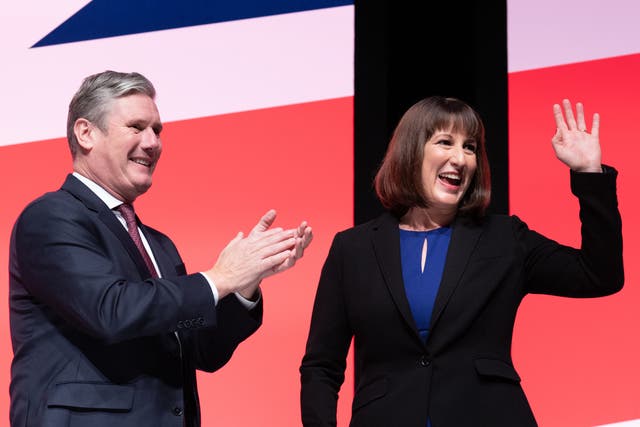 <p>Keir Starmer and Labour’s shadow chancellor Rachel Reeves</p>