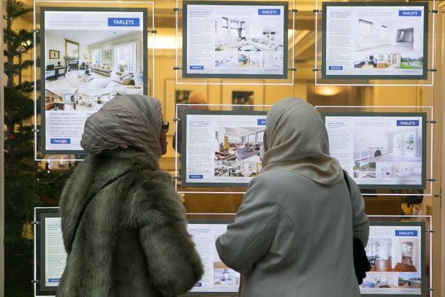 The average UK house price in May 2023 was £286,000 (Daniel Leal-Olivas/PA)