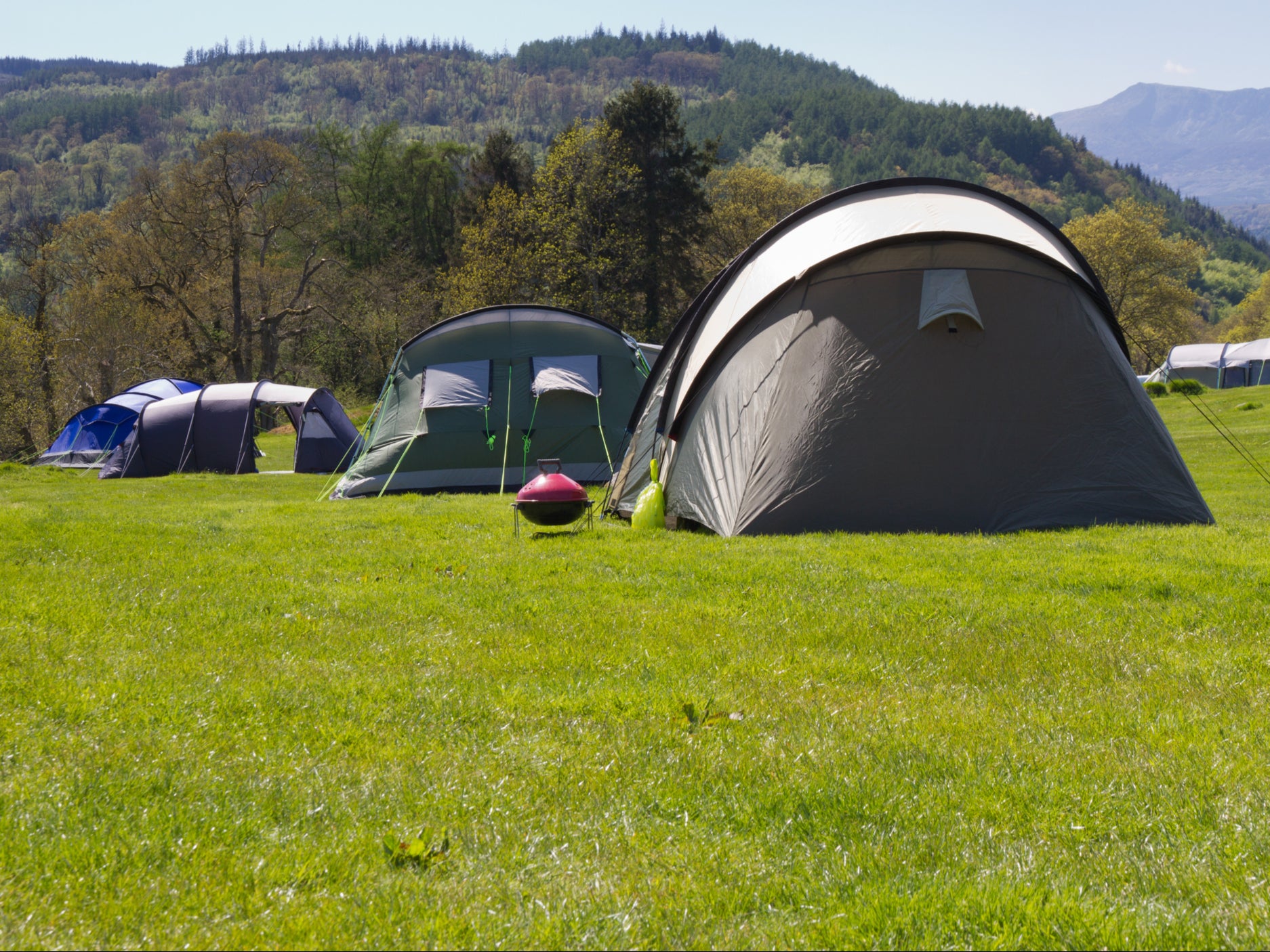 Snowdonia is a popular camping location
