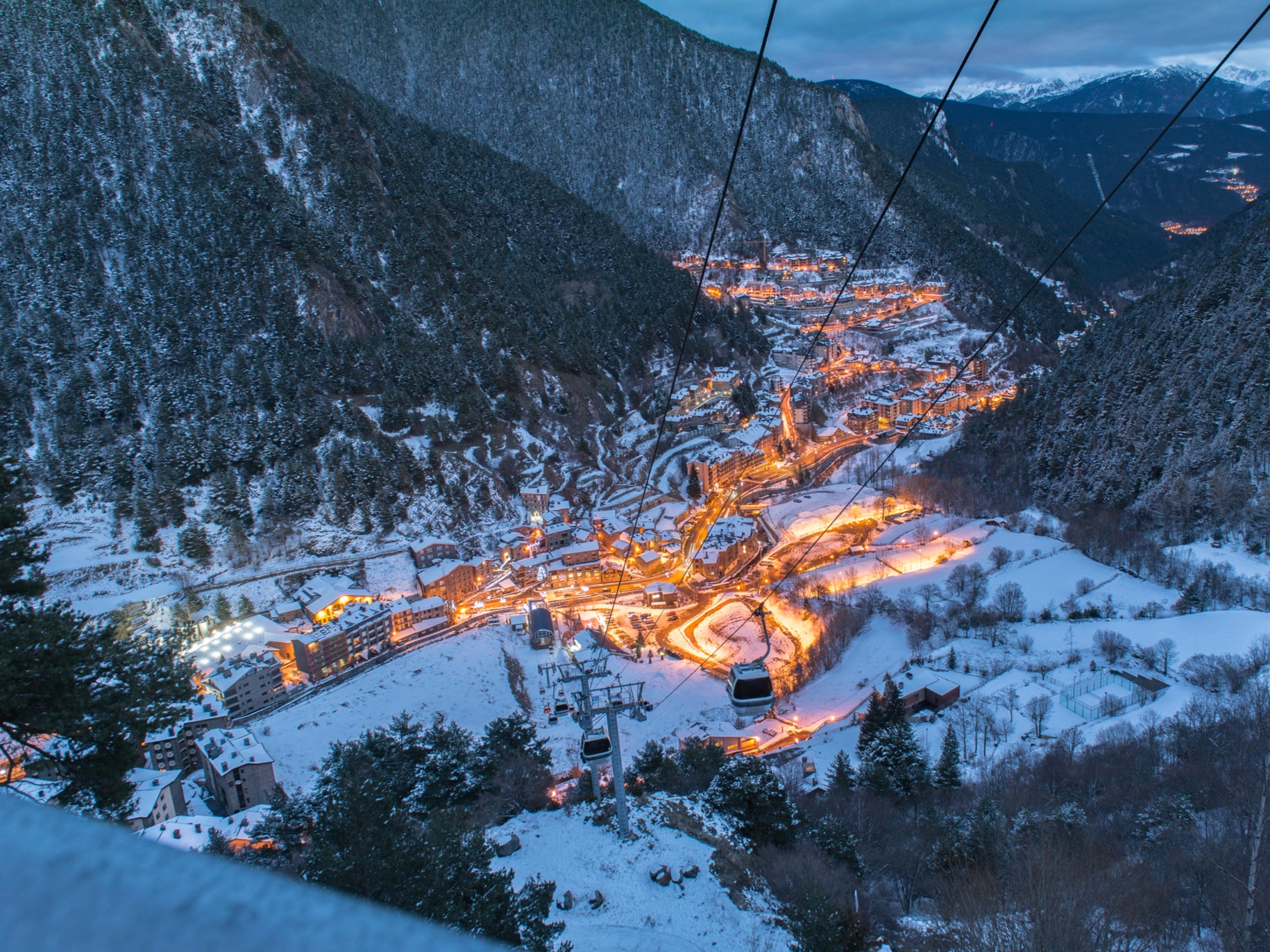 This village is part of the Vallnord ski area