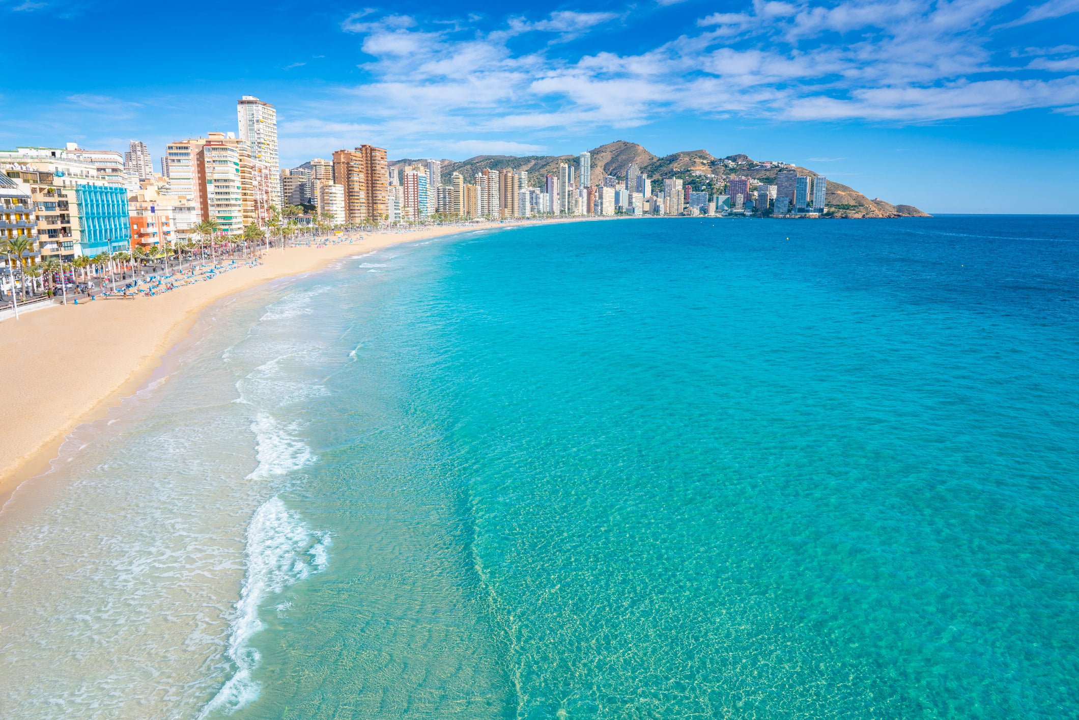 Benidorm Levante Beach in Alicante