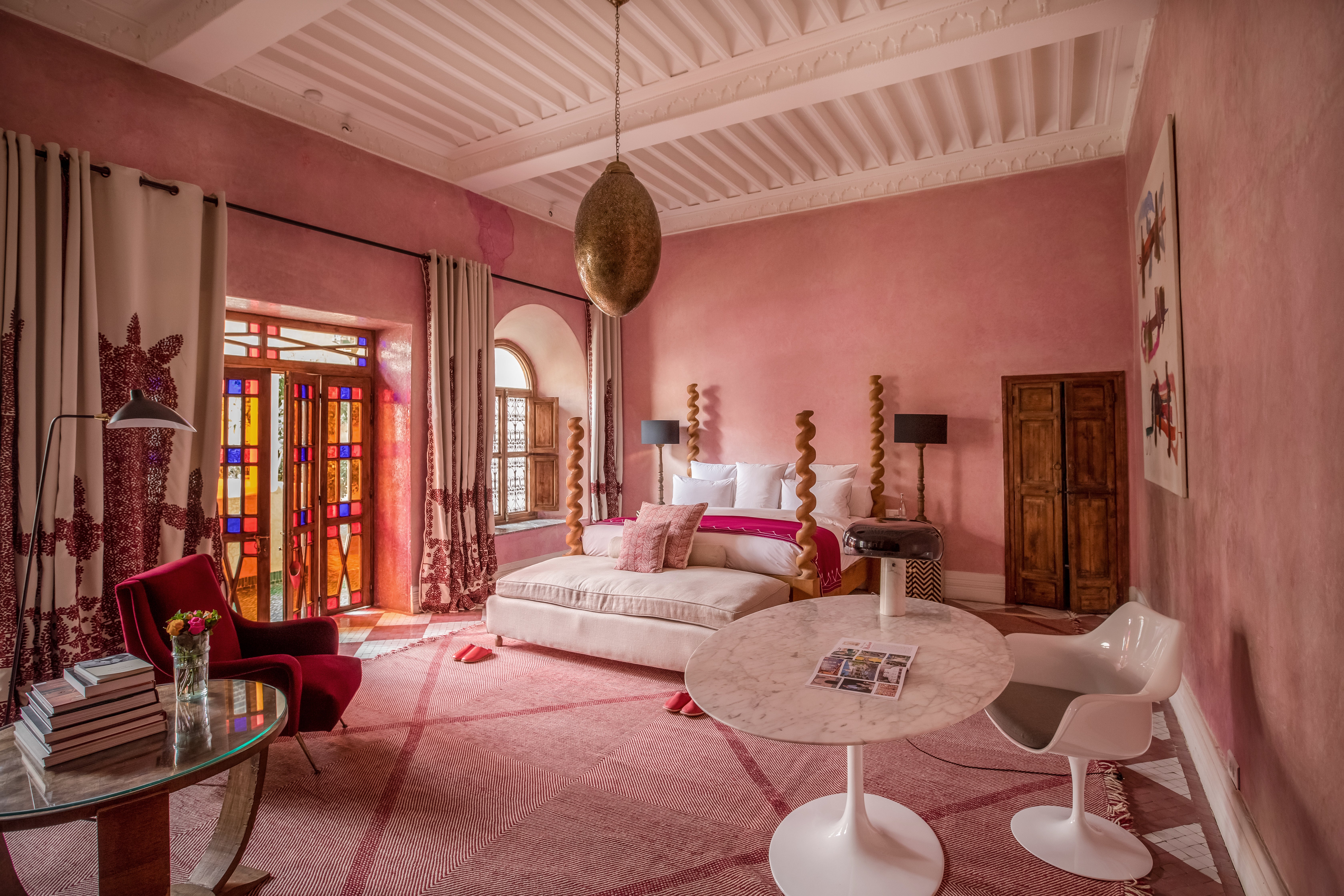 El Fenn’s rooms are a paradise of pink delights