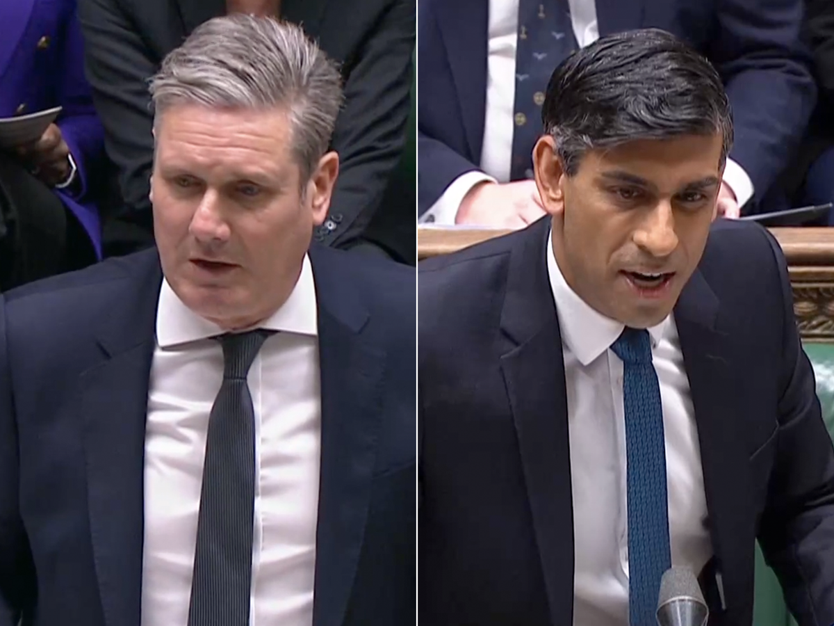 Watch live: Sunak faces Starmer at PMQs as UK economy shrinks