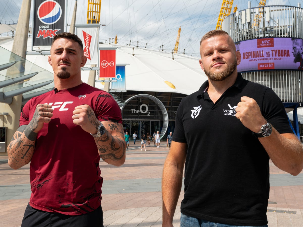 UFC London 2023 card: Aspinall vs Tybura and all bouts tonight