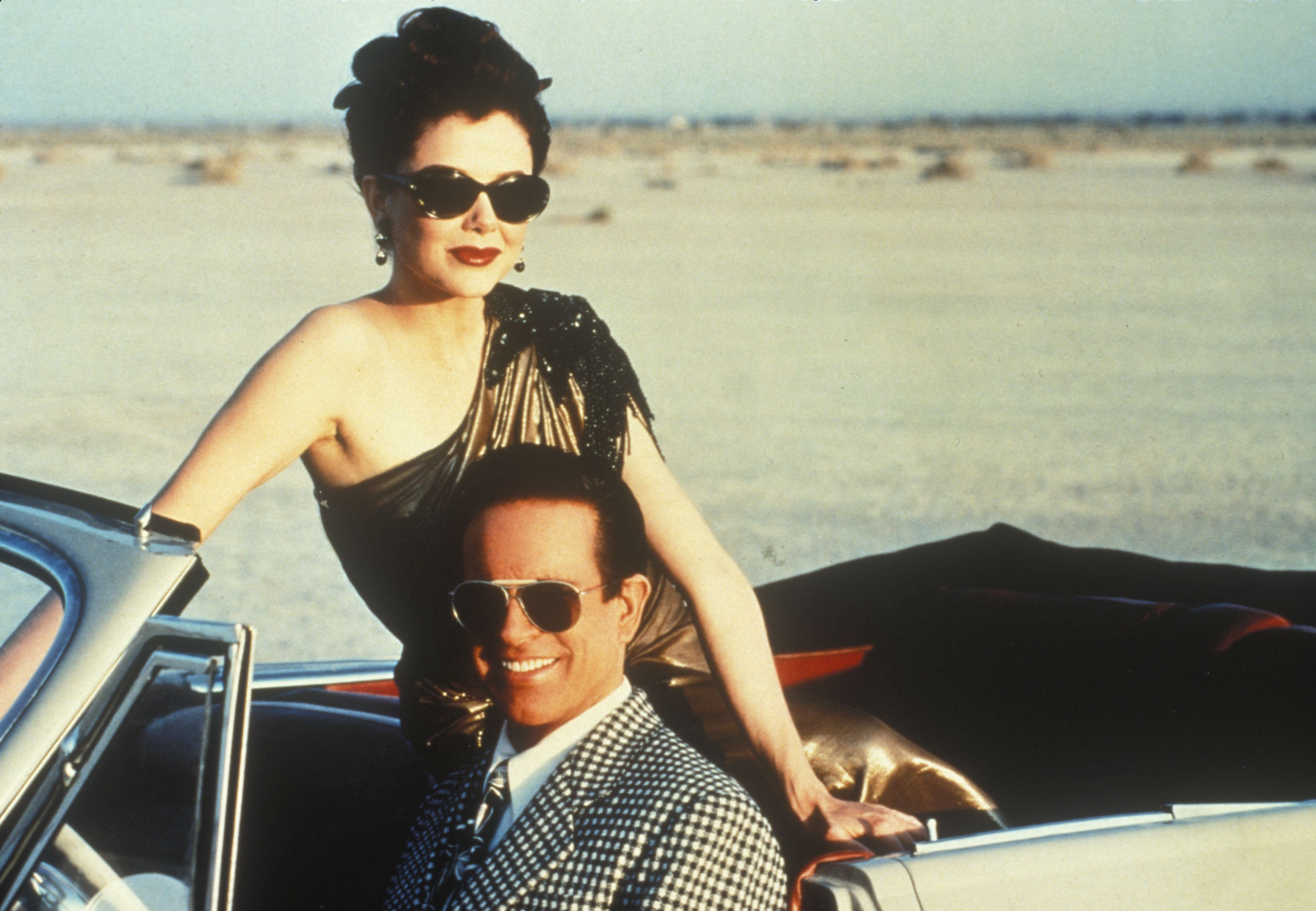 Beatty as gangster Bugsy Siegel and Annette Bening as his girlfriend Virginia Hill in ‘Bugsy’ in 1991