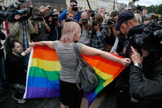 The upper house of Russian parliament approves a ban on gender changes