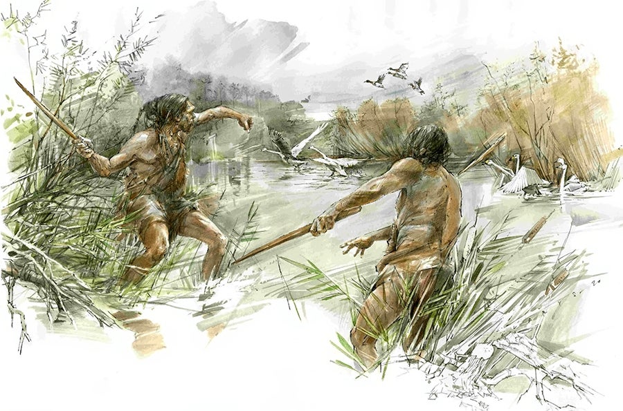 Technological secrets from 300,000 BC: How a stick has revealed