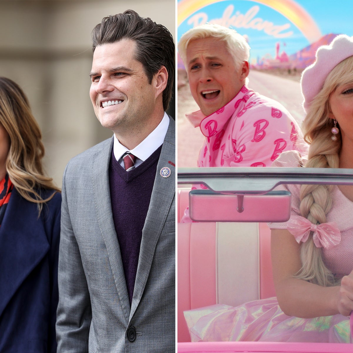 Matt Gaetz's wife calls for Barbie boycott while posting photos of her posing in pink on red carpet | The Independent Matt Gaetz's wife calls for Barbie boycott while posting photos of her posing in pink on red carpet | The Independent