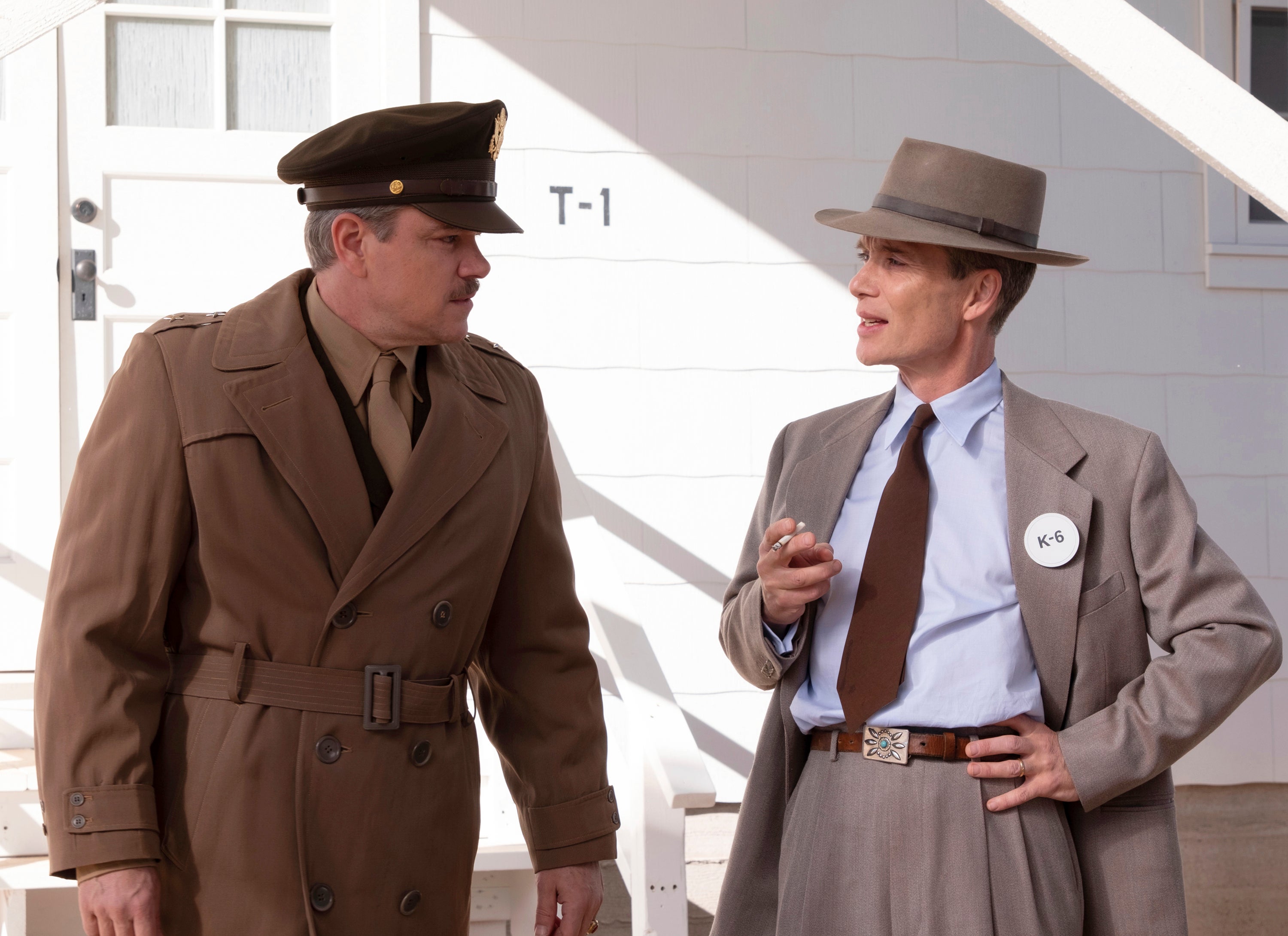 Damon and Murphy in ‘Oppenheimer’