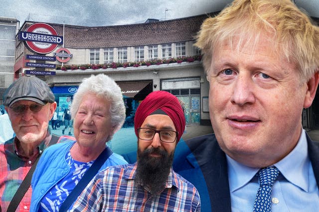 <p>Uxbridge constituents are split in their opinion of former MP Boris Johnson and similarly divided as to who will get their vote on Thursday </p>
