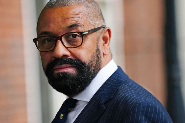 James Cleverly said he adores being Foreign Secretary (Victoria Jones/PA)