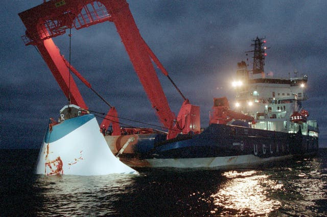 Baltic Sea Sunken Ferry