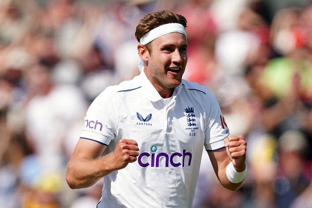 Stuart Broad reached his latest milestone in Test cricket (Mike Egerton/PA)