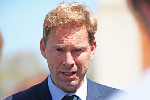 Tobias Ellwood has deleted a video mentioning the Taliban in Afghanistan (Yui Mok/PA)