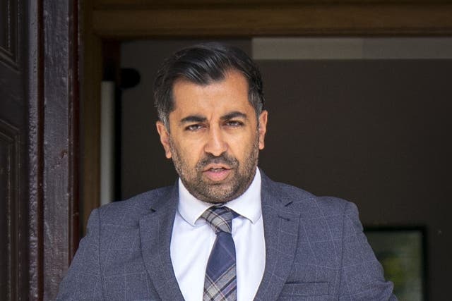 First Minister Humza Yousaf criticised Sir Keir Starmer over Labour’s decision not to scrap the two child cap on benefits, branding this a ‘massive betrayal’. (Jane Barlow/PA)