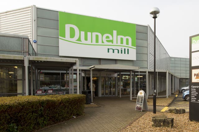 Homewares retailer Dunelm has nudged up its earnings outlook (PA)