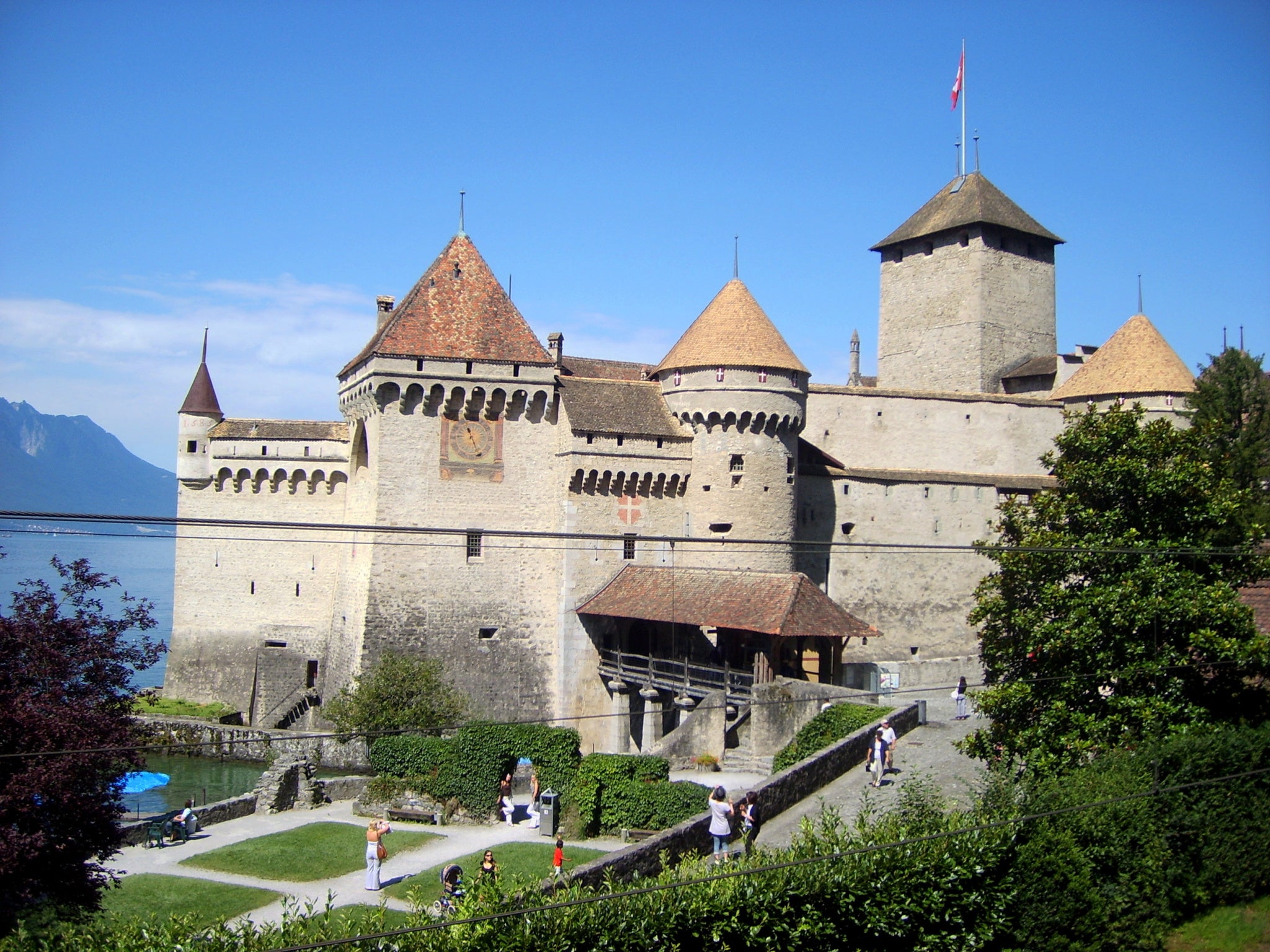 The beautiful Chateau de Chillon is said to have inspired the castle in Walt Disney’s ‘The Little Mermaid’