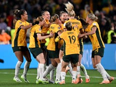 Women’s World Cup 2023 LIVE: Australia defeat Ireland after Sam Kerr blow as New Zealand stun Norway
