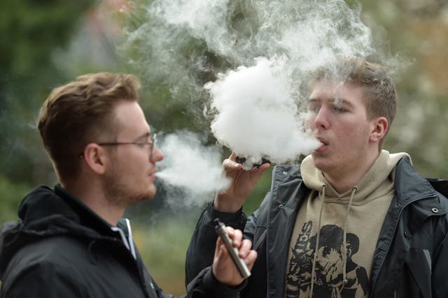 The Government is not currently considering making vapes prescription-only (PA)