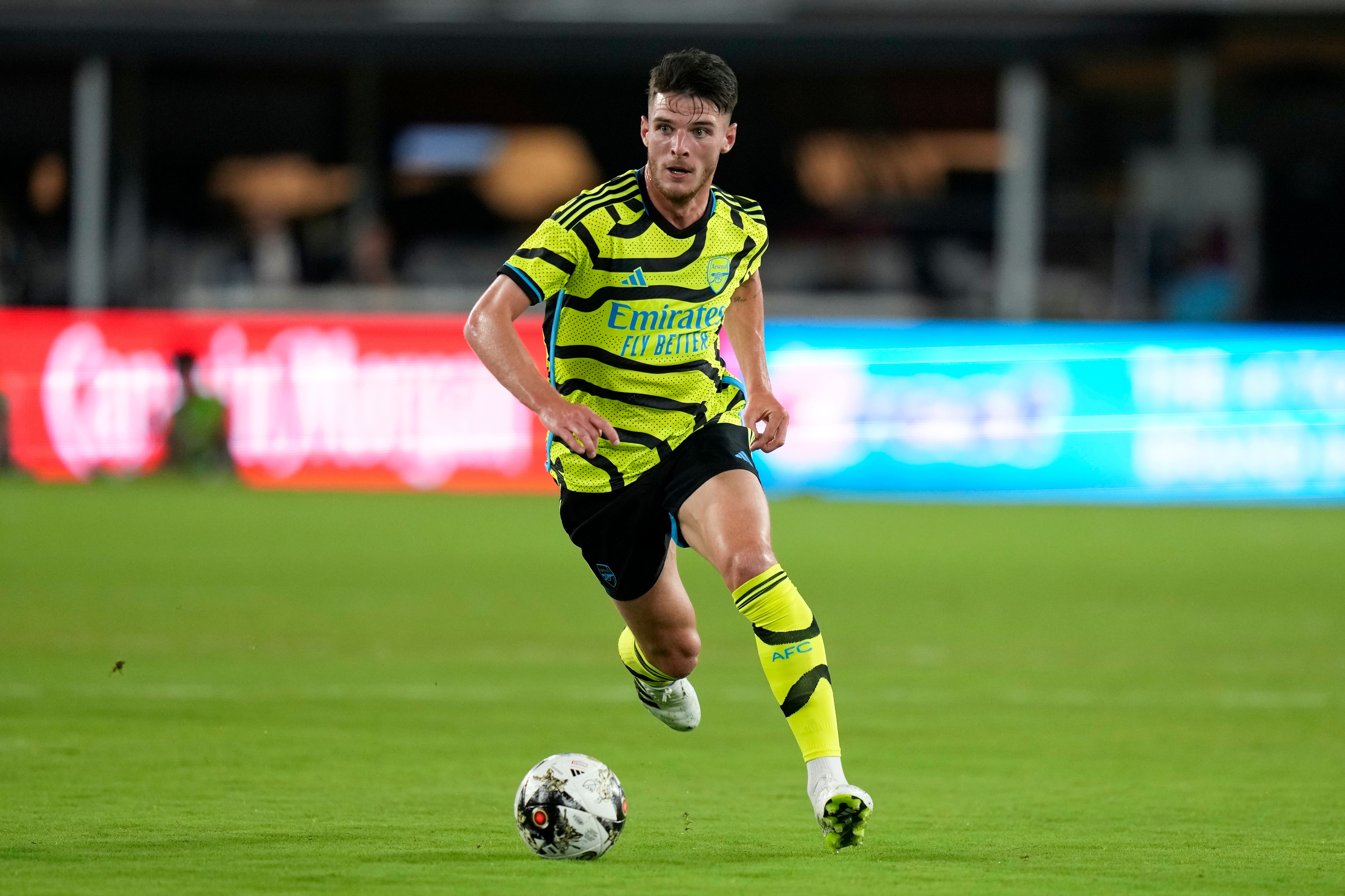 Declan Rice got his first minutes for Arsenal (Alex Brandon/AP)