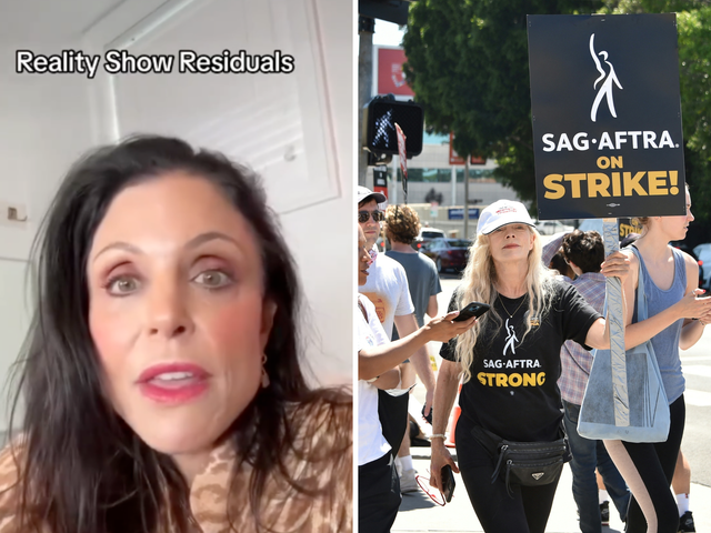 <p>Bethenny Frankel and SAG-AFTRA strike</p>