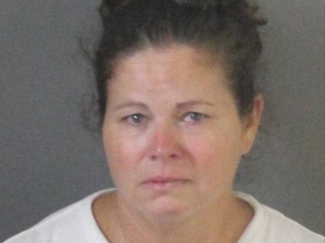 <p>Rhonda Jewell, 46, of Baker County, Florida, has been charged with manslaughter after allegedly leaving a 10-month-old in a hot car for more than five hours, resulting in the baby’s death</p>