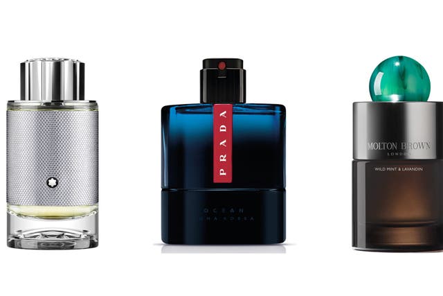 The best men’s fragrances for summer (Montblanc/Prada/Molton Brown/PA)