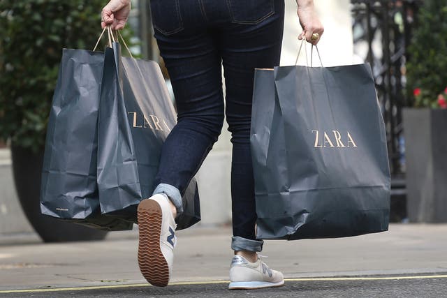 The UK’s retail sector did better than expected in June, new official data shows (PA)